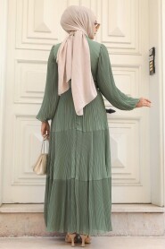  Khaki Hijab For Women Dress 3590HK - 4