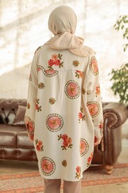  Khaki Hijab Tunic 11305HK - 3