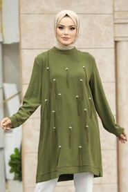 Khaki Modest Tunic 21032HK - 3