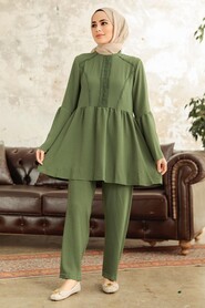  Khaki Muslim Dual Suit 6250HK - 1