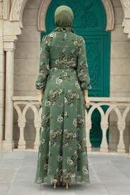  Khaki Women Dress 279080HK - Thumbnail