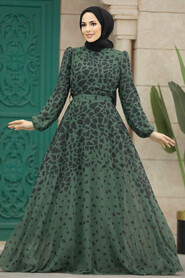  Khaki Women Dress 39461HK - 1