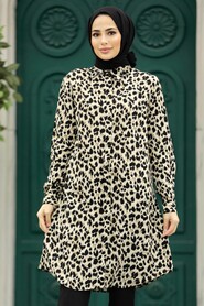  Leopard Hijab Tunic 11616LP - 1