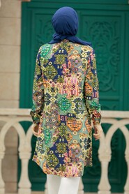  Leopard Hijab Tunic 11617HK - 3