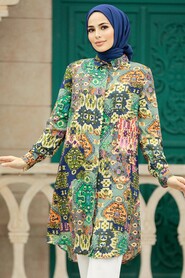  Leopard Hijab Tunic 11617HK - 2