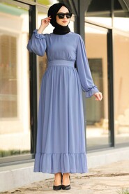  Lila Hijab Daily Dress 1161LILA - 1