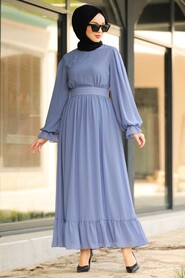  Lila Hijab Daily Dress 1161LILA - 2