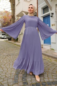  Lila Long Muslim Dress 2884LILA - NEVA STYLE