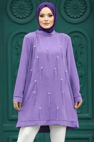  Lila Modest Tunic 21032LILA - 1