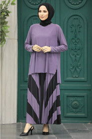 Lila Muslim Dual Suit 41741LILA - 1