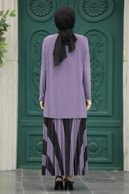  Lila Muslim Dual Suit 41741LILA - 3