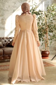  Luxorious Gold Islamic Clothing Prom Dress 2268GOLD - 2
