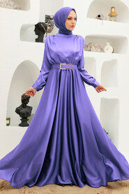  Luxorious Light Lila Hijab Engagement Dress 3378ALILA - NEVA STYLE