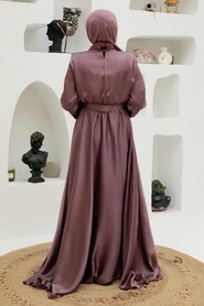  Luxorious Lila Hijab Engagement Dress 3378LILA - 2