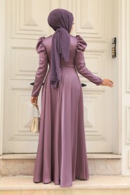  Luxorious Lila Modest Islamic Clothing Evening Dress 4570LILA - 3