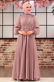  Luxorious Mink Islamic Dress 21540V - 1