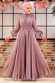  Luxorious Mink Islamic Dress 21540V - 2