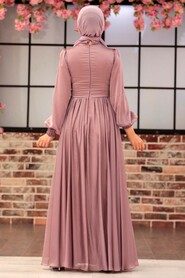  Luxorious Mink Islamic Dress 21540V - 3