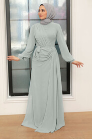  Plus Size Stone Modest Wedding Dress 5711TAS - NEVA STYLE