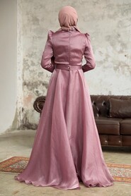  Luxury Dusty Rose Muslim Evening Gown 3774GK - 3