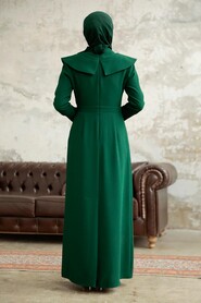  Luxury Emerald Green Islamic Bridesmaid Dress 38091ZY - 4