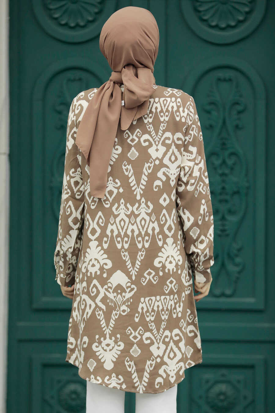 Neva Style - Mink Hijab For Women Tunic 11627V