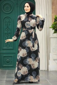  Mink Hijab Maxi Dress 279323V - 1