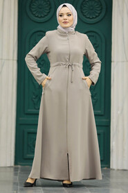 Neva Style - Mink Hijab Turkish Abaya 60125V - Thumbnail