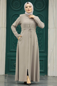  Mink Hijab Turkish Abaya 60125V - 2