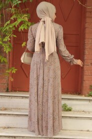  Mink Hijab Turkish Dress 29712V - 3