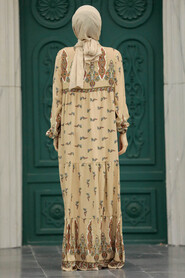  Mink Islamic Clothing Dress 50092V - 2