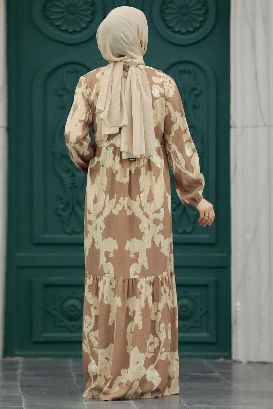 Neva Style - Mink Islamic Clothing Dress 6194V