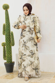  Mink Long Dress for Muslim Ladies 279322V - 2