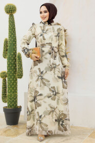  Mink Long Dress for Muslim Ladies 279322V - 1