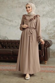  Mink Long Sleeve Dress 616V - 2
