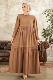  Mink Muslim Dress 5856V - 1
