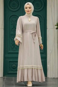 Mink Muslim Long Dress Style 13491V - 3