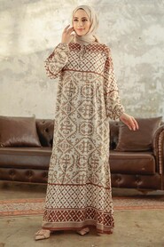  Mink Muslim Long Dress Style 17511V - 2