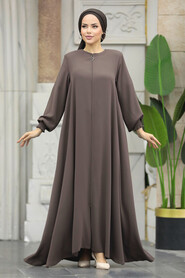  Mink Plus Size Abaya 622V - 1