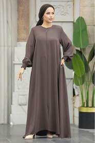  Mink Plus Size Abaya 622V - 4