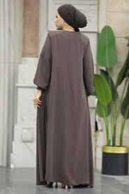  Mink Plus Size Abaya 622V - 5