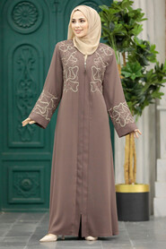  Mink Plus Size Abaya 90301V - 1