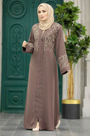  Mink Plus Size Abaya 90301V - 2