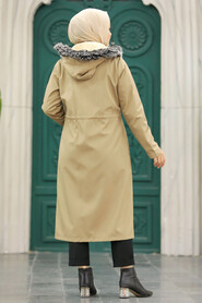  Mink Plus Size Parka Coat 60652V - 4