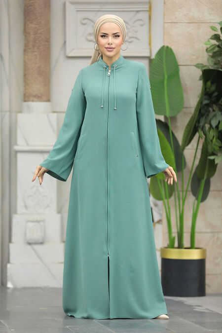  Mint Hijab For Women Turkish Abaya 20030MINT - NEVA STYLE