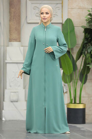  Mint Hijab For Women Turkish Abaya 20030MINT - 3