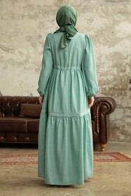  Mint Hijab Maxi Dress 5864MINT - 3