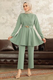  Mint Hijab Turkish Dual Suit 5860MINT - 2