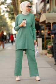  Mint Knitwear Muslim Dual Suit 33450MINT - NEVA STYLE
