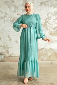  Mint Muslim Dress 3747MINT - 1